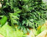八つの野菜の野菜鍋●春菊たくさんの野菜鍋作り方3写真