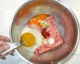 包丁いらずハンバーグ♪タンドリーチキン味作り方3写真