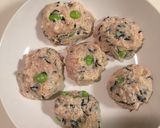 枝豆ひじきの塩鶏つくね☆おばんざい作り方3写真