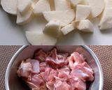 鶏もも肉と長いものこってりしょうが焼き作り方1写真