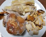 アカヤマドリ等きのこ4種と野菜の油炒め作り方4写真