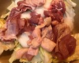 白い乳type★白菜と鶏肉の小鍋仕立て作り方5写真