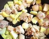 鶏肉とキャベツのガーリック炒め☆作り方3写真