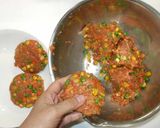 包丁いらずハンバーグ♪タンドリーチキン味作り方5写真