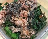 簡単!常備菜◎レンジで春菊のツナ和え作り方3写真