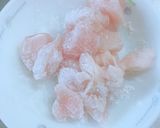 舞茸と柔らか鶏胸肉の汁物作り方3写真