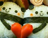パンダちゃんおにぎりのバレンタイン弁当作り方5写真