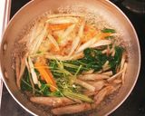 節約副菜♡豆苗ごぼうピリ辛和え作り方2写真