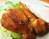 自家製簡単本格的焼き肉のたれ鶏肉漬け焼き作り方4写真
