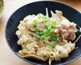 鶏肉とゴボウの炊き込みご飯作り方6写真