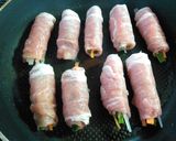 ヤーコン使って★豚肉の三色巻き巻き作り方7写真