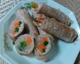 ヤーコン使って★豚肉の三色巻き巻き作り方9写真