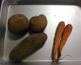 ほわっと甘い♪ヤーコンのポテトおやき作り方1写真