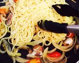オイルサーディン&玉ねぎのパスタ作り方5写真