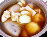 レンコン肉詰めと芋煮 簡単作り方3写真