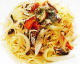 オイルサーディン&玉ねぎのパスタ作り方6写真