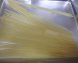水漬けパスタの菜の花入りボンゴレビアンコ作り方1写真