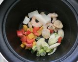 【糖質制限】海鮮バター魚粉焼きそば作り方5写真