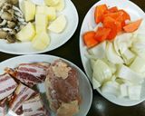 電気圧力鍋でチョー簡単にホワイトシチュー作り方1写真