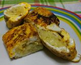 スペイン風たまご焼き(卵2個、ポテト1個作り方16写真
