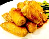 【鶏皮＋鶏ひき肉＋蓮根】つくねの鶏皮巻き作り方6写真