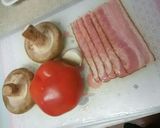 絶品!食べるドレッシング!ベーコンと椎茸作り方1写真