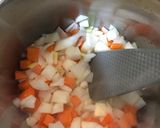 豚と大豆のトマト煮込みミネストローネ風作り方5写真