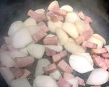かぶとベーコンのチャチャっとパスタ作り方3写真
