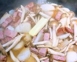 かぶとベーコンのチャチャっとパスタ作り方4写真