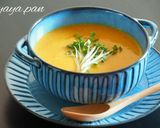 バターナッツカボチャの和風カレースープ作り方5写真