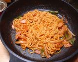 中華麺／脱脂粉乳／シャンタンでナポリタン作り方11写真