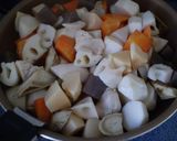 根菜たっぷり筑前煮～ちょっぴり黒糖入り～作り方2写真