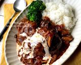 きのこたっぷり！煮込みハンバーグ♪作り方8写真