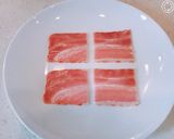 レンジで簡単、ベーコンエッグトースト！作り方3写真