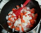 野菜ジュースで濃厚スープ作り方2写真