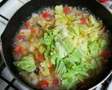 野菜ジュースで濃厚スープ作り方3写真
