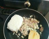 豚バラとﾈｷﾞのチャーハン☆がっつり系作り方4写真
