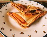 旨ウマ♪鮭フレーク納豆チーズホットサンド作り方3写真