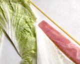 ミニロール白菜で野菜たっぷりスープ作り方1写真