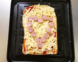 バレンタインランチに♡おうちピザトースト作り方2写真