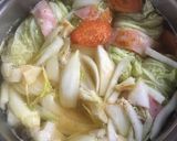 ミニロール白菜で野菜たっぷりスープ作り方4写真