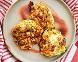 卵とチーズの粉なしお好み焼き(動画有り)作り方11写真