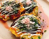 卵とチーズの粉なしお好み焼き(動画有り)作り方12写真
