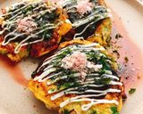粉なしお好み焼きツナコーンオーロラソース作り方17写真