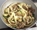 簡単!甘辛牛バラ炒め!(^^)!作り方2写真