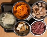 レンコン ♡ひき肉カレー炒め作り方1写真