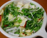 美味しい♪水菜とりんごと大根のツナサラダ作り方2写真