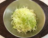 土の国のキャベツのネバネバサラダ作り方1写真