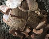 マグロのあら 照り焼き作り方1写真