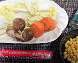子供喜ぶ！【白菜とギョニソのクリーム煮】作り方1写真